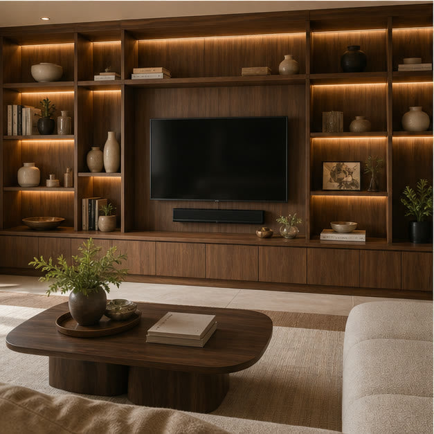 Mueble integral de sala
